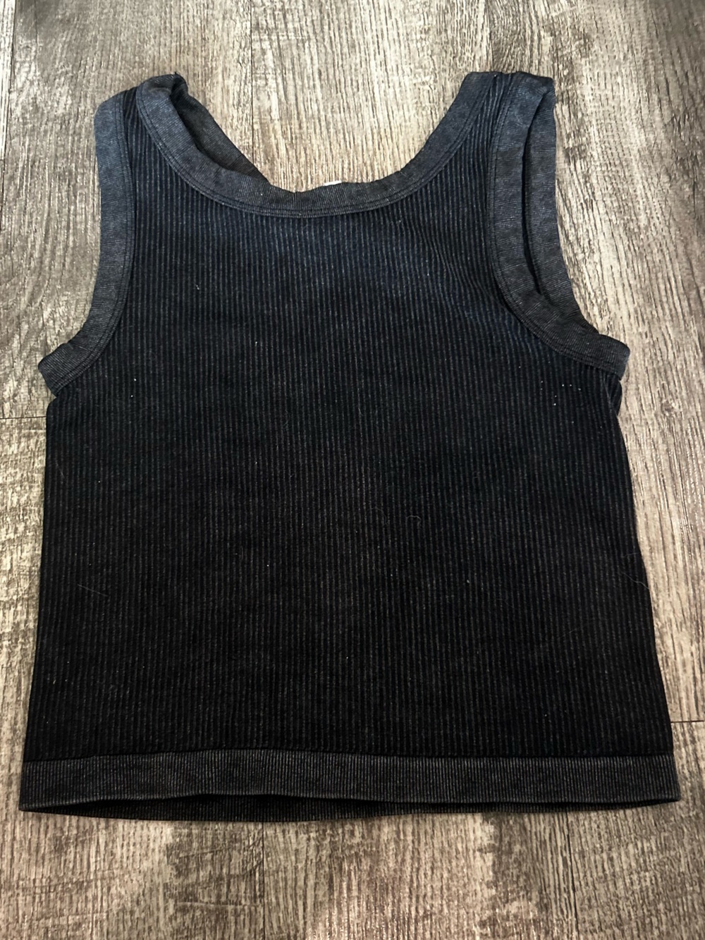 New Mix Classic Black Ribbed Tank Top